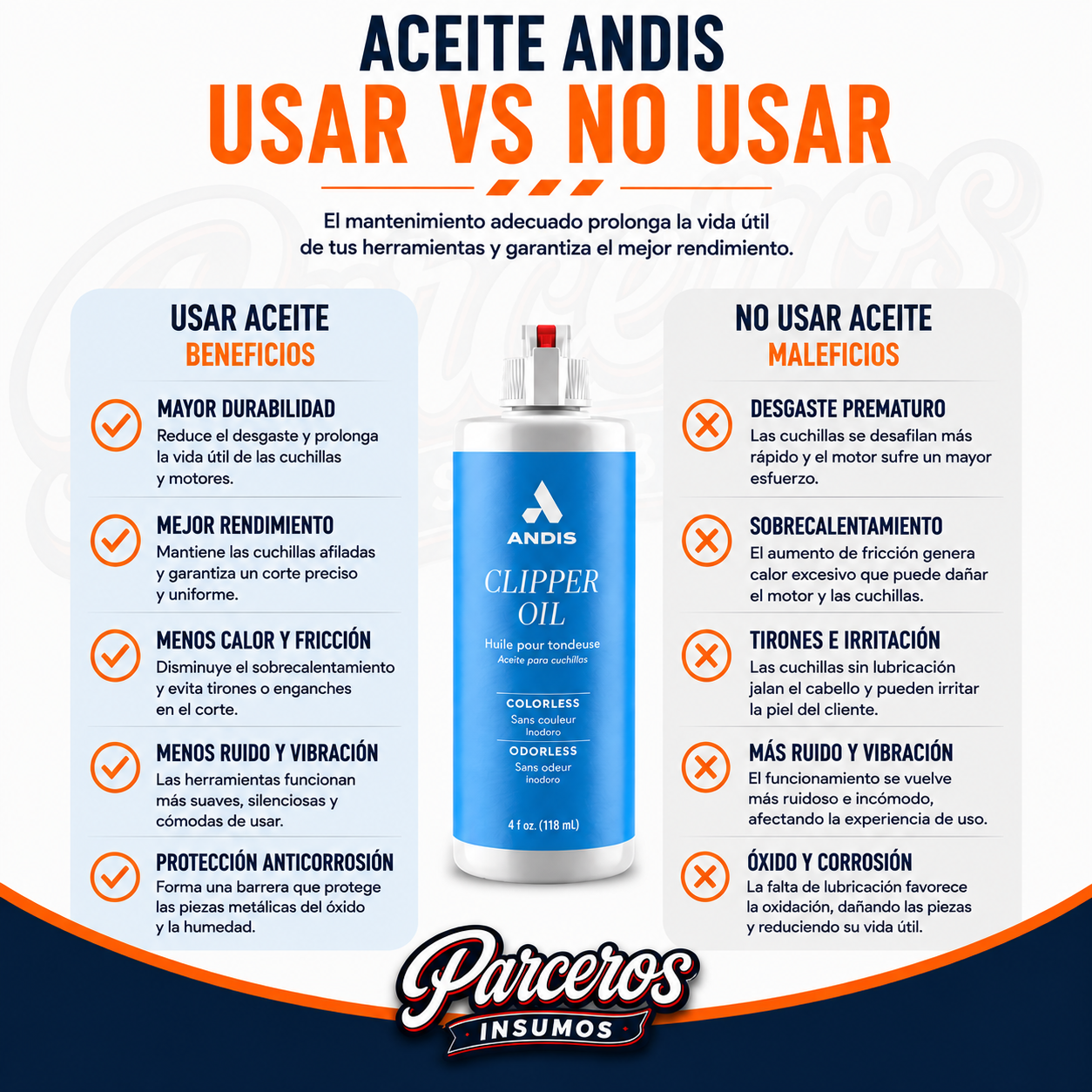 ACEITE LUBRICANTE ANDIS 2