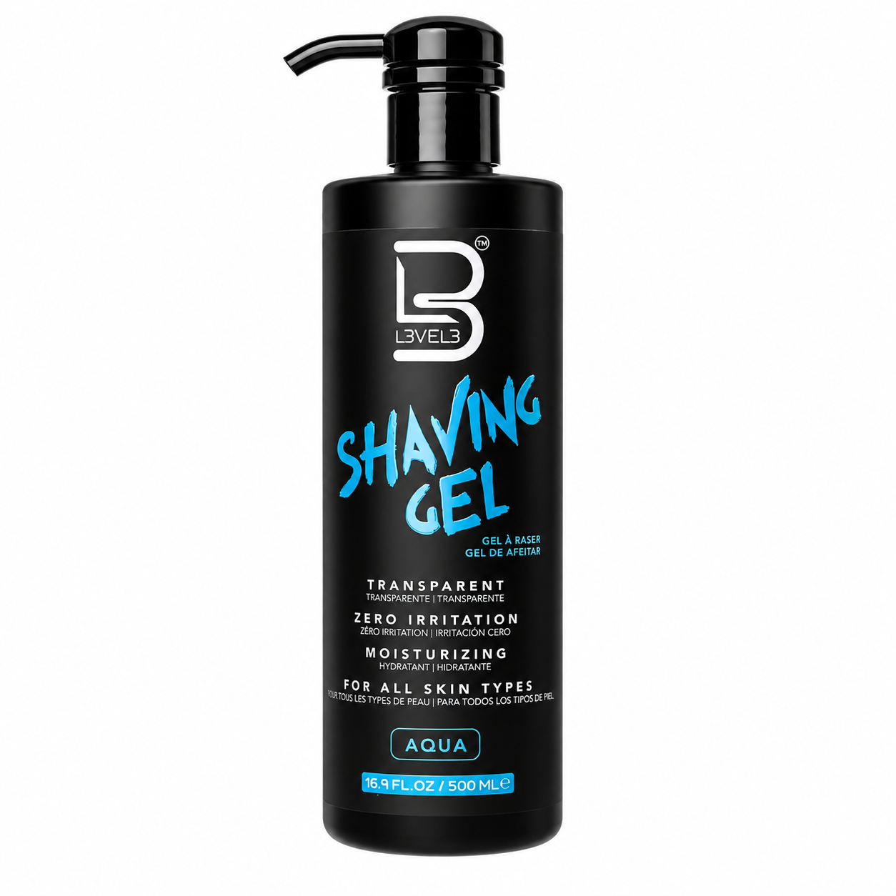 GEL DE AFEITAR LEVEL 3 500ML 