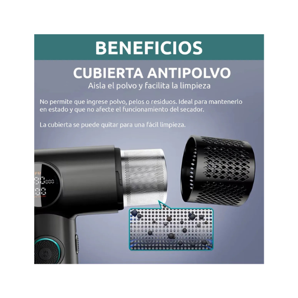 SECADOR DE PELO VGR V401 NEGRO 3