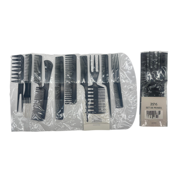 SET DE 10 PEINES ZATYS 2