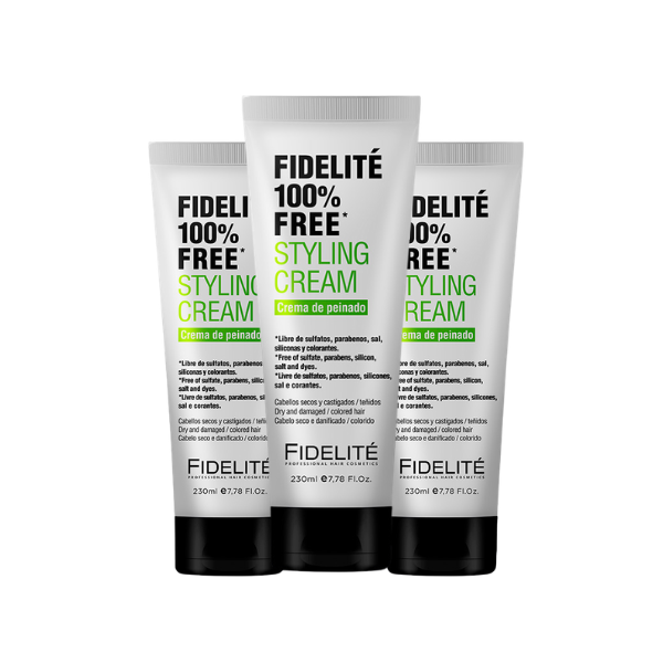 CREMA DE PEINAR FREE X230ML FIDELITE x 3 unidades