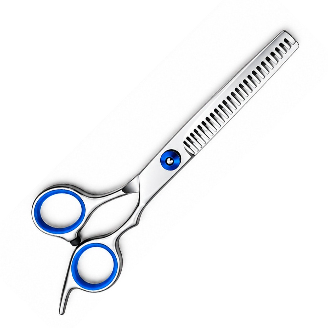 SET DE TIJERAS PUNTO AZUL CALIDAD PREMIUM 6" + CAPA DE CORTE 3