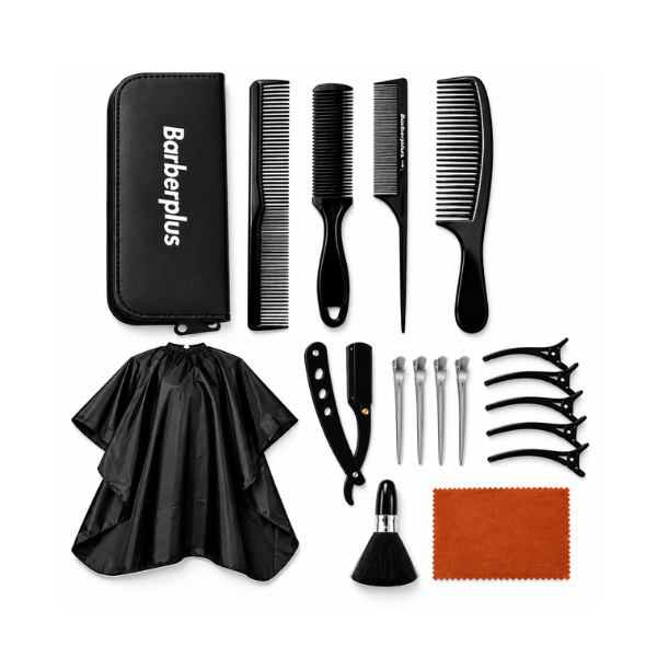 SET DE TIJERAS PREMIUM 6" + ACCESORIOS + ESTUCHE Y CAPA DE REGALO 3